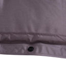 Materassino Gonfiabile da Campeggio con Cuscino PVC Rosso 191x63x5 cm 
