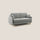 Divano Letto 2 Posti 160x94x97 cm in Tessuto Grigio Chiaro