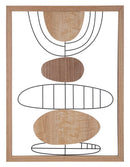 Pannello da Muro Astroy 60x2x80 cm in MDF Multicolor      