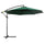 Ombrellone da Giardino in Acciaio Ø3x2,5 m  Rex Verde