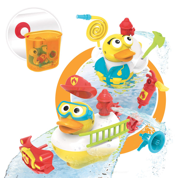 acquista Anatra per Bagnetto con Accessori Yookidoo Jet Duck Create Firefighter 40172