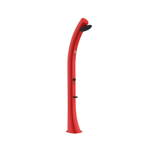 Doccia Solare da Giardino 40L Miscelatore e Lavapiedi Sined Sole XXL Rossa acquista