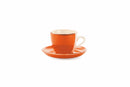 Set 6 Tazzine Caffè in Gres Colorato con Piattino 90 ml Villa d'Este Home Tivoli Baita
