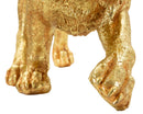 Decorazione Leopardo Shant 89x21x33 cm in Resina Oro      