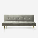 Divano Letto Clic Clac 180x89x78 cm in Poliestere Beige