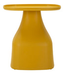 Tavolinetto Gea Giallo 48x48x50 cm in Polipropilene Giallo      