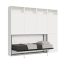 Letto Singolo a Scomparsa Composizione B Kando H226,7 Bianco Frassino 