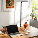 Lampada da Scrivania LED Dimmerabile con Morsetto e Braccio Regolabile Nero      