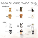 Divano per Animali Domestici con Vano Portaoggetti Nero e Bianco 57x34x36 cm 