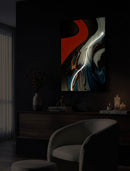Stampa con LED su Tela Dancer 60x3,5x90 cm in Tela e Plastica e MDF Multicolor      