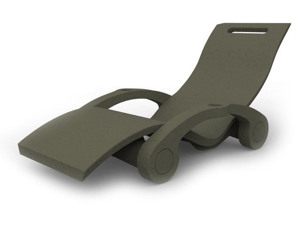 Lettino Chaise Longue Galleggiante da Esterno Giardino Arkema Serendipity Dove Grey sconto