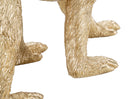 Decorazione Scimmia Mom 29,5x11,5x18,5 cm in Resina Oro      