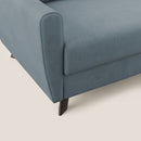Divano Letto 3 Posti 188x97x96 cm in Tessuto Carta Da Zucchero