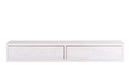 Mensola da Parete con 2 Cassetti 88,2x13,4x20 cm in Fibra di Legno Domino Rovere Imperiale