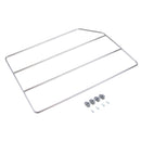 Kit 4 Separatori per Armadi e Pensili da Cucina 50x31 cm in Acciaio Emuca Cromato