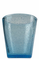 Set 6 Bicchieri per Acqua in Pasta Di Vetro 250 ml Villa d'Este Home Tivoli Celeste Cancun Satin