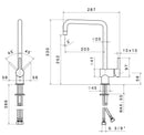 Rubinetto Cucina Miscelatore Monocomando Apell AP500CR Cromato