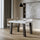 Tavolo 130x90x77 cm Bridge Fix Bianco Frassino