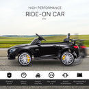 Macchina Elettrica per Bambini 12V con Licenza Mercedes GTR AMG Nera