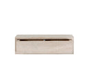 Mensola da Parete 1 Cassetto 45x13,4x20 cm in Fibra di Legno Lego Rovere Sagerau