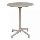 Tavolo Vega Ø60x74 h cm in Acciaio Tortora