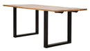 Tavolo da Pranzo Edge All 180-280x90x77 cm in Mango e Ferro      