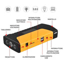Jump Starter per Auto 50800mAh Kit con Compressore Cavi Torcia Power Bank