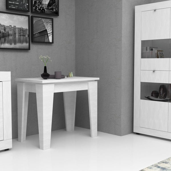 Consolle Allungabile 90x50/304x76 cm Natron bianco sconto