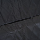 Coprisedile Posteriore Auto per Animali Domestici Nero 147x137 cm 2 