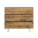 Mobile Barney 100x45x90 h cm in Legno Bianco