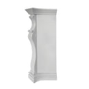 Camino a Bioetanolo da Pavimento 123x39x100 cm Parigi in Legno Bianco 