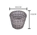 Cesto in Materiale Naturale H 36 cm