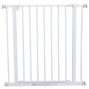 Cancelletto di Sicurezza per Animali Domestici Bianco 76x72-82 cm 