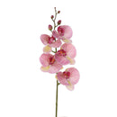 Set 3 Phalenopsis Artificiali con 5 Fiori Altezza 88 cm Viola