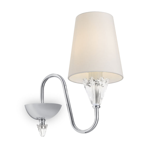 acquista Lampada da parete Modern in Metallo Florero Cromo