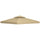 Tetto di Ricambio per Gazebo 3x3 m a 2 Livelli e Resistente ai Raggi UV Beige