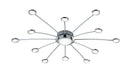 Plafoniera da Interno a LED in Metallo Cromo