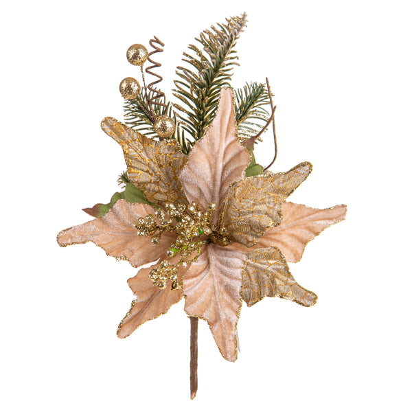 Set 6 Pick Stella con Farfalla H28 cm Oro acquista