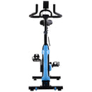 Cyclette con Trasmissione a Cinghia  Fit Nero e Azzurro