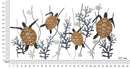 Pannello Turtle 132,7x5,7x69,9 cm in Ferro e MDF Multicolor      