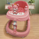 Girello Bambini PRO Primi Passi Chiusura Salvaspazio con Giochi Interattivi Rosa