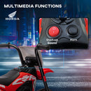 Moto Elettrica per Bambini 3 Ruote 6V con Licenza Honda CRF450RL Rosso