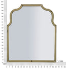 Specchio da Muro Ankara Oro 85x1x100 cm in MDF e Vetro e Specchio Oro      
