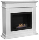 Camino a Bioetanolo da Pavimento 98x93,8 cm Ruby Fires Elda Riano Bianco Crema