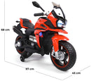 Moto Elettrica per Bambini 12V Miller Explorer Rossa
