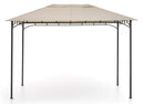 Gazebo da Giardino in Ferro e Poliestere Rodi Beige Varie Misure