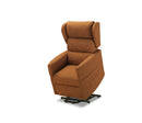 Poltrona Alzapersona 72x80-175x111 cm con Bracciolo Estraibile Dispositivo Medico 1 in Poliestere Nosteo Lenny 641 Marrone 