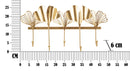 Appendiabiti 5 Leaves 49,5x6x26,3 cm in Ferro 