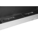 Camino a Bioetanolo da Parete 110x54 cm Inox