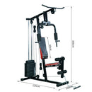 Stazione Fitness Multifunzione per Allenamento Professionale in Acciaio 